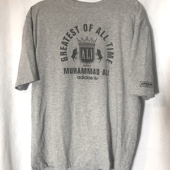 Original Vintage Adidas Mohammed Ali GOAT T-shirt - Picture 2 of 6